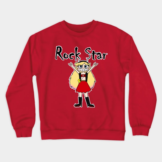 Rock Star! (against the forces of evil) Crewneck Sweatshirt by Ori